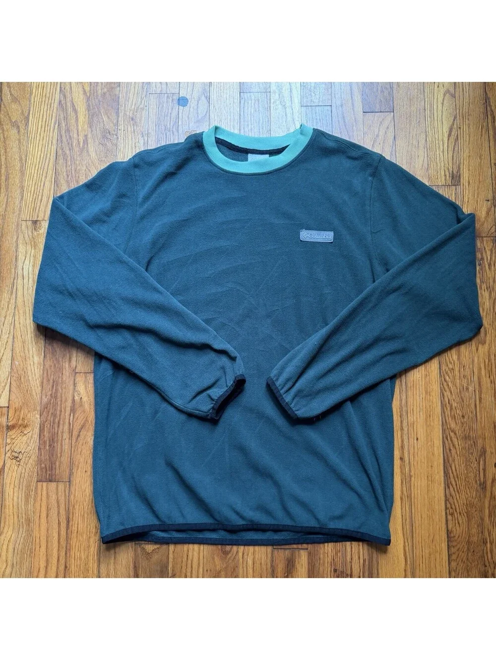 Columbia Sweater Men’s Medium Sherpa Fleece Pullover Green